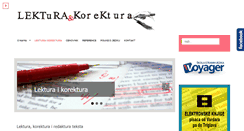 Desktop Screenshot of lektura-korektura.rs